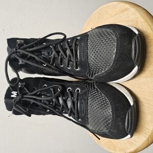 Black High-Top Sneakers